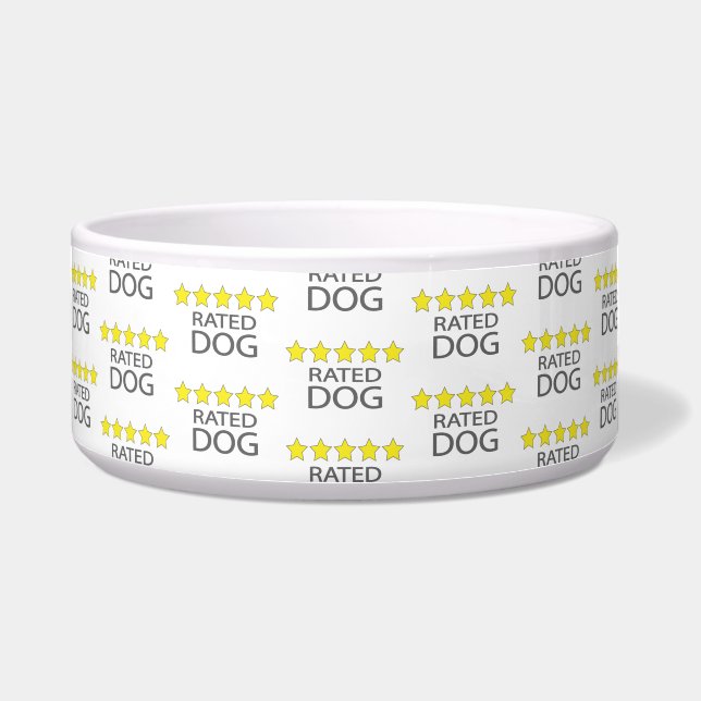 Fünf-Sterne-Hund Napf (Vorderseite)