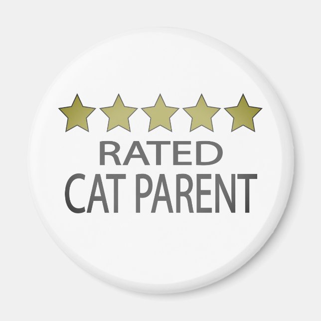 Fünf-Sterne-Katzeneltern Magnet (Vorne)