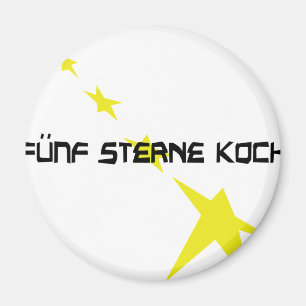 fünf Sterne Koch Ikone Magnet