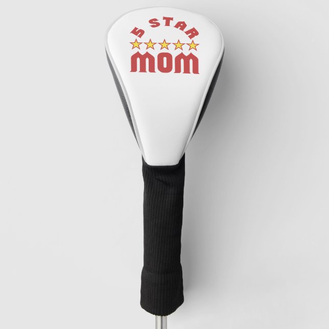 Fünf-Sterne-Mama Golf Headcover (Vorderseite)