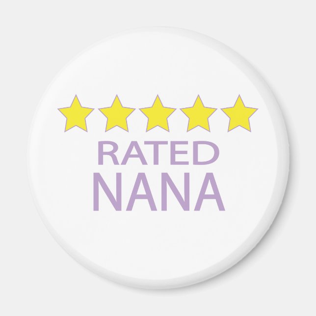 Fünf-Sterne-Nana Magnet (Vorne)