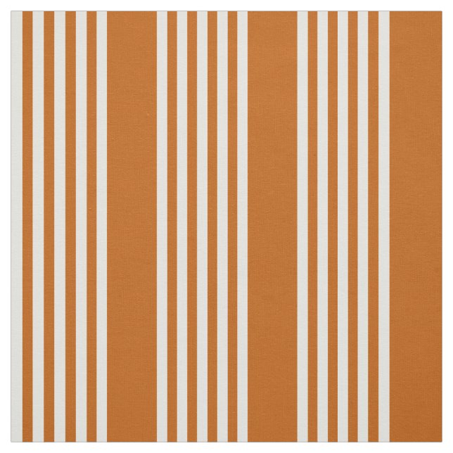 Fünf Streifen in Beige und Orange Stoff (Muster)