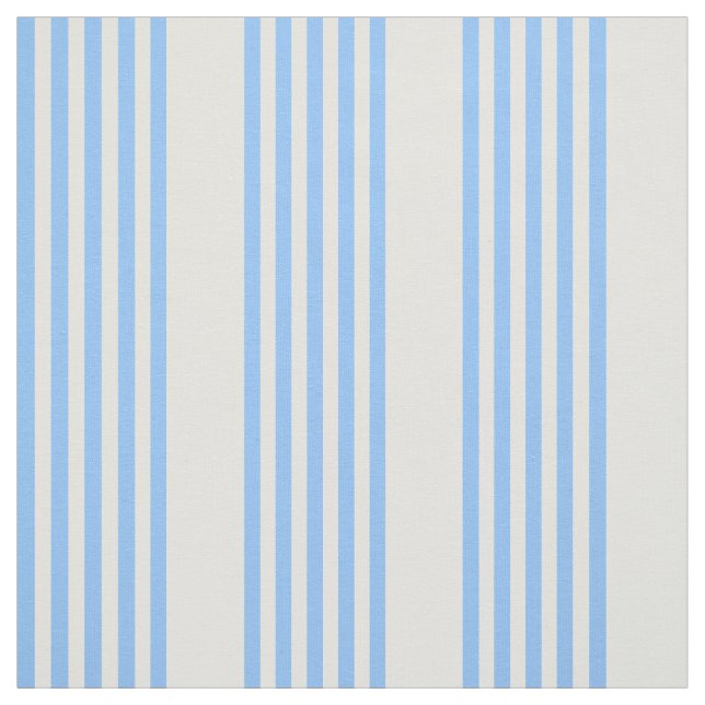 Fünf Streifen in Blau und Beige Stoff (Muster)