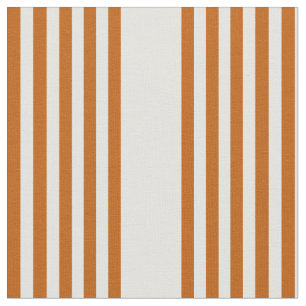 Fünf Streifen in Orange und Beige Stoff