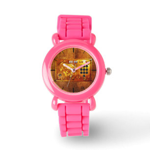 Fünf Tonnen 12 Steampunk-Uhr Grunge Armbanduhr