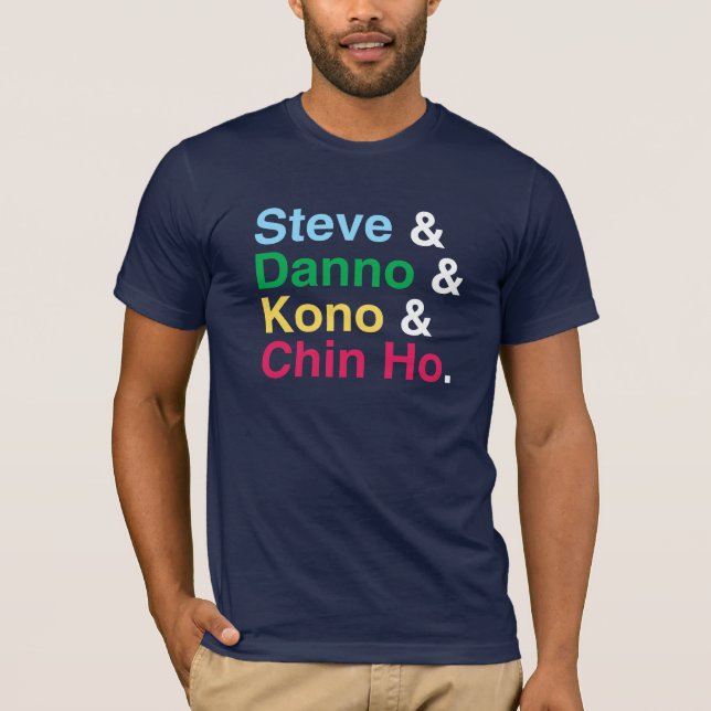 Fünf u. oh - angepasstes Shirt die OM der Männer (Vorderseite)