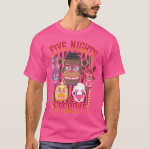 Fünf Übernachtungen in der Pizzeria Freddy's mit m T-Shirt