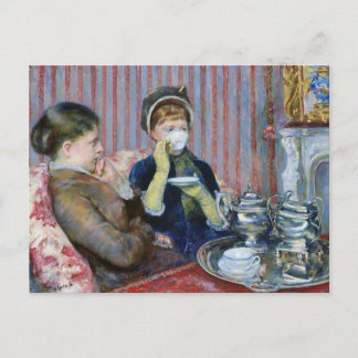 Fünf Uhr Tee Mary Cassatt Fine Art Postkarte