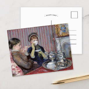 Fünf Uhr Tee Mary Cassatt Postkarte