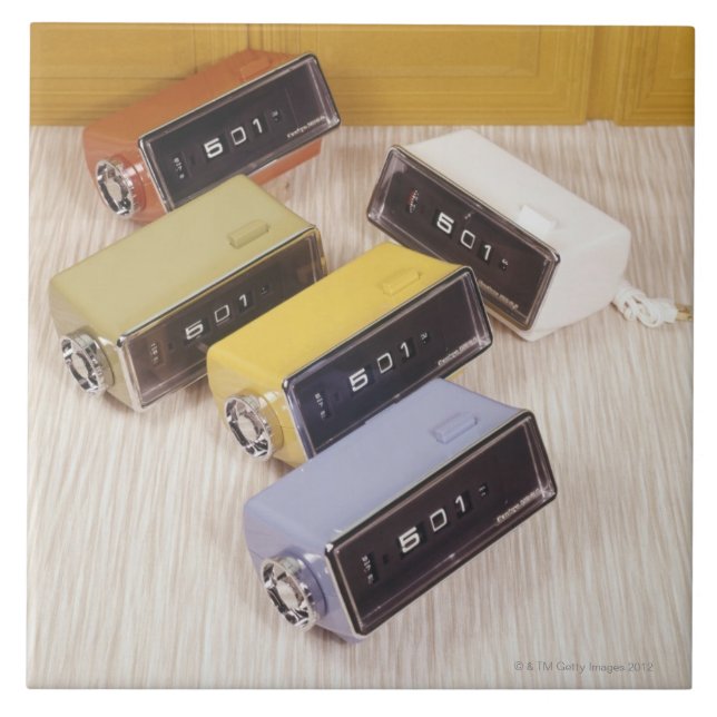 Fünf Uhren Fliese (Vorderseite)