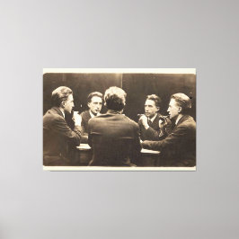 Fünf-Wege-Portrait von Duchamp gesteppte Leinwand