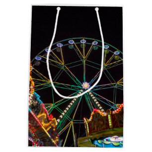 Funfair nachts mittlere geschenktüte