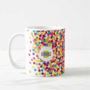 Funfetti Monogramm Kaffeetasse