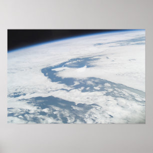 Fünfjährige Eisberge in der Nähe der Insel Süd-Geo Poster