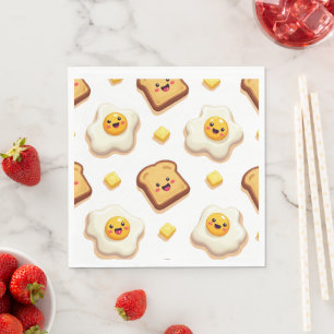 Funfood-Themenpapier Napkins Serviette