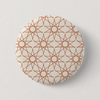 Fünfstrahlige Sterngeometrie in Terrakotta und Elf Button