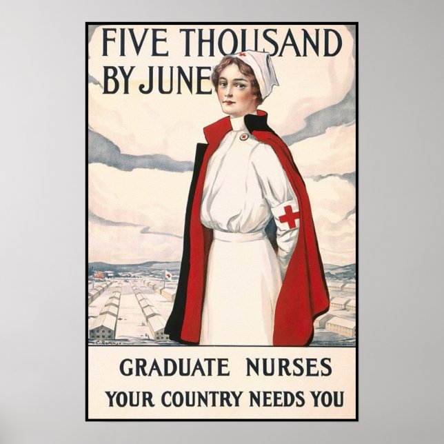 Fünftausend bis Juni Nurse Rekrutieren Poster (Vorne)