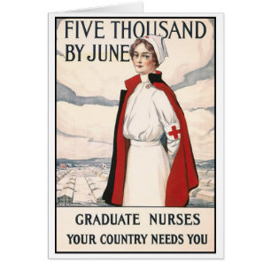 Fünftausend bis Juni Nurse Rekrutieren Poster