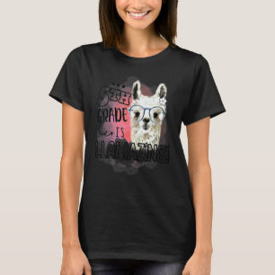 Fünfte 5. Klasse Ist Llamazing Lama-Lehrer T-Shirt