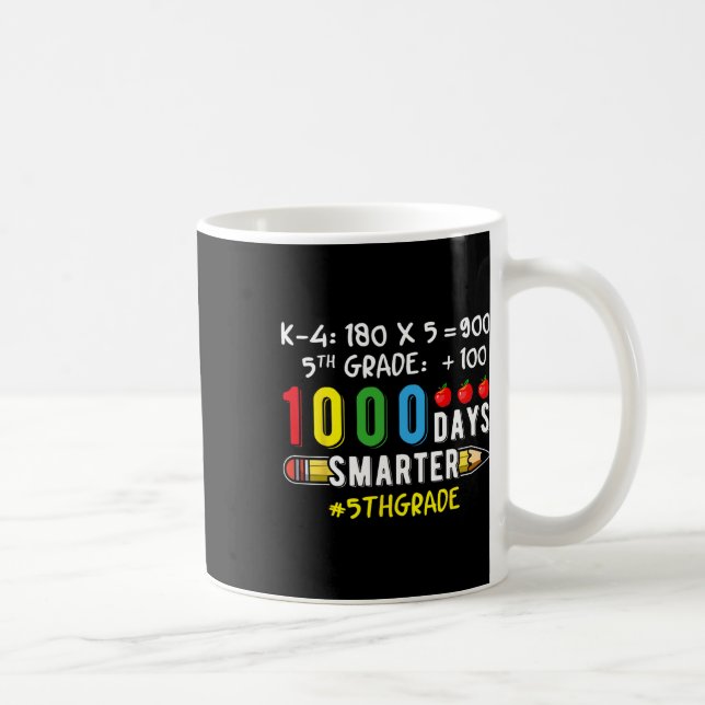 Fünfte 5. Klasse Lehrer Schüler 100 Schule 1000 Ta Kaffeetasse (Rechts)