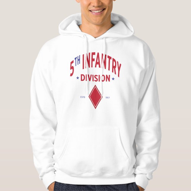 Fünfte Abteilung Infanterie - Militär der Vereinte Hoodie (Vorderseite)