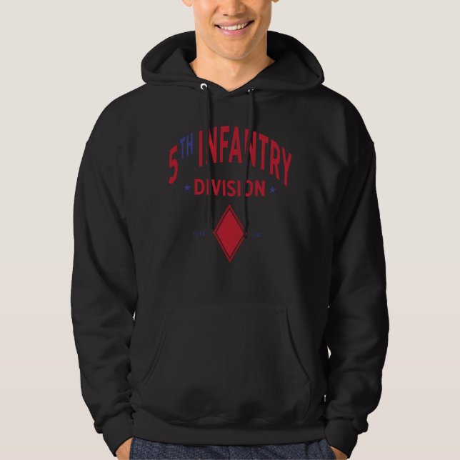 Fünfte Abteilung Infanterie - Militär der Vereinte Hoodie (Vorderseite)