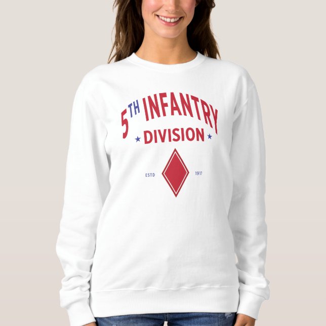 Fünfte Abteilung Infanterie - Militär der Vereinte Sweatshirt (Vorderseite)