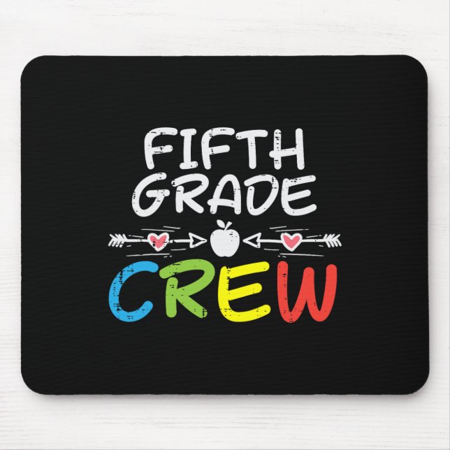 Fünfte Crew Erster Tag der Schülermädchen Mousepad (Vorne)