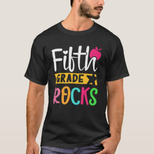 Fünfte Grade Rocks   Der sonnige erste Schultag T-Shirt