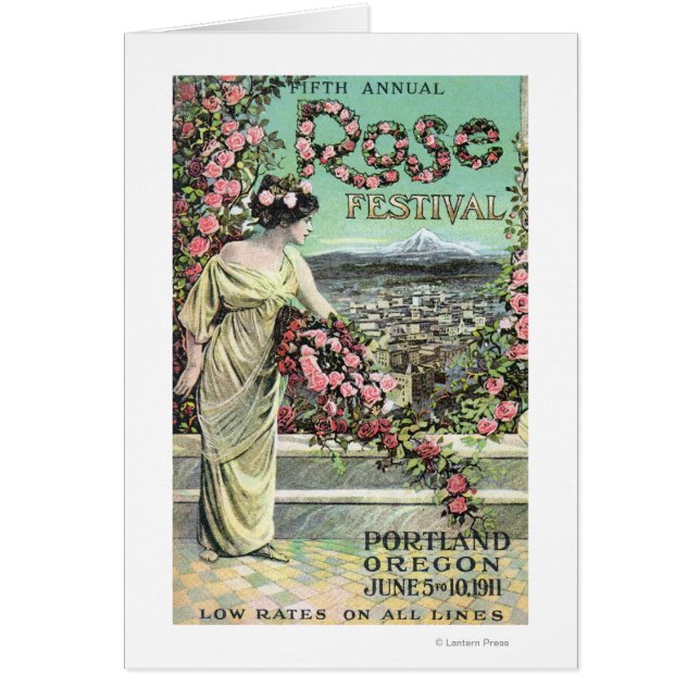 Fünfte jährliche Rose Festival Werbung (Vorne)