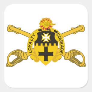 FÜNFTE KABALIERREGIMENT DUI/KROSSED SABERS STICKER