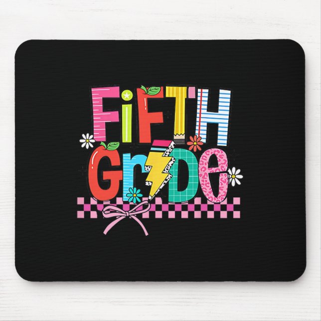 Fünfte Klasse Ck Zur Schule 5. Klasse Coquette Leh Mousepad (Vorne)