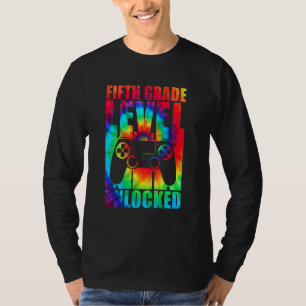 Fünfte Klasse freigeschaltet Tie Dye Rückkehr zur T-Shirt