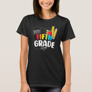 Fünfte Klasse Lehrer zurück nach Schoo T-Shirt