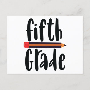 Fünfte Klasse Postkarte