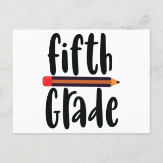 Fünfte Klasse Postkarte