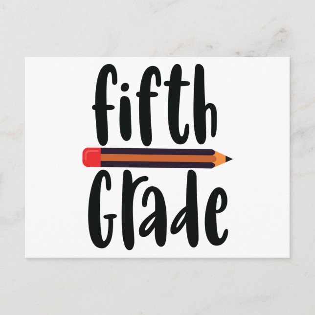 Fünfte Klasse Postkarte (Vorderseite)