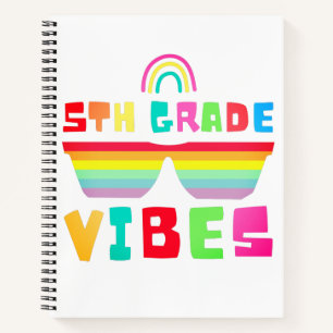 Fünfte Klasse - Rückkehr zum Lehrer und Student Notizbuch