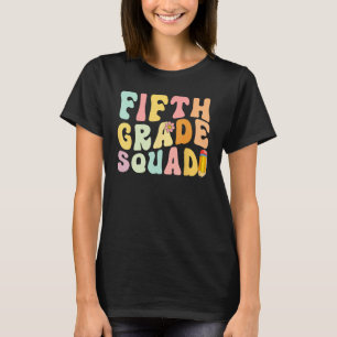 Fünfte Klasse Squad Retro 5. Klasse Lehrer zurück T-Shirt