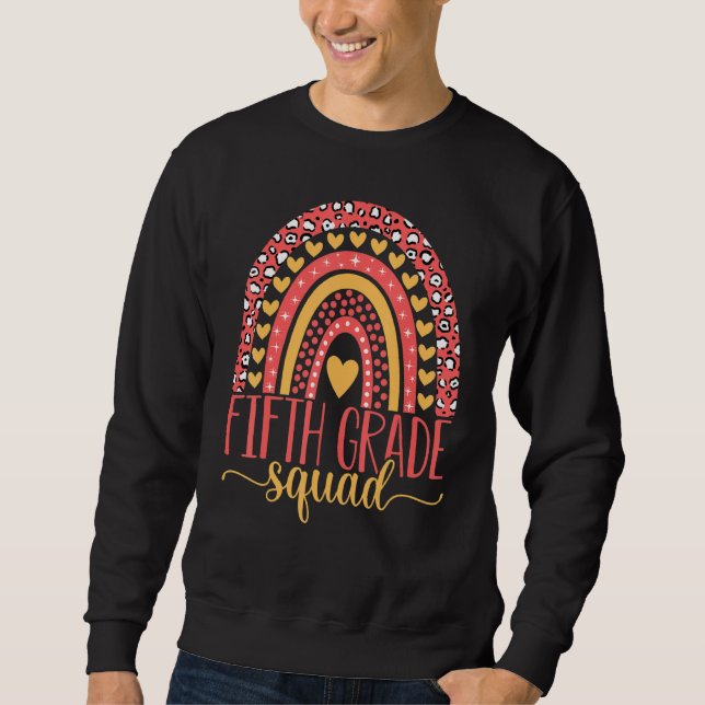 Fünfte Klasse Squad Team Lehrer der 5. Klasse Zurü Sweatshirt (Vorderseite)