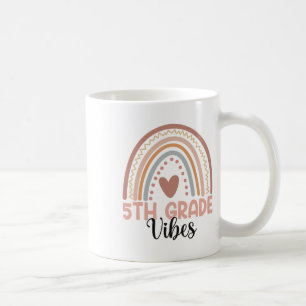 Fünfte Klasse Vibes Ck Zur Schule 5. Klasse Regenb Kaffeetasse