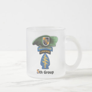 Fünfte Spezialeinsatzgruppe SFG SF SFGA Veteranen Mattglastasse
