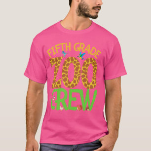 Fünfte Zoo-Crew zurück zur Schule Wild Animal SA T-Shirt
