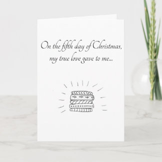 Fünfter Tag der Weihnachtskarte Karte