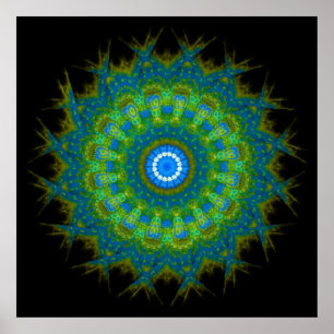 Fünftes Chakra- Vishuddha - Mitte der großen Poster