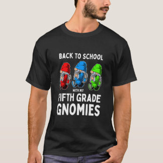 Fünftklässler-Gnoms  Süßer erster Schultag Gnom T-Shirt