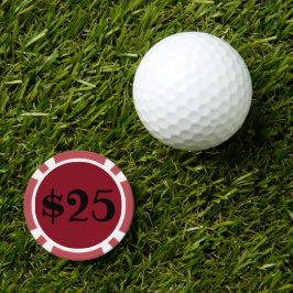 fünfundzwanzig Dollar (Logo) Pokerchips