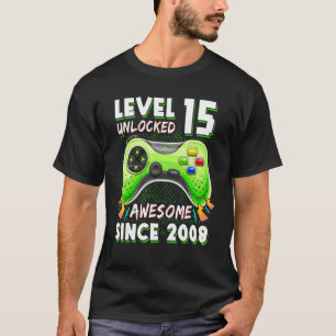 Fünfzehn 15 Jahre BDay Boy Gamer 15. 15. Geburtsta T-Shirt