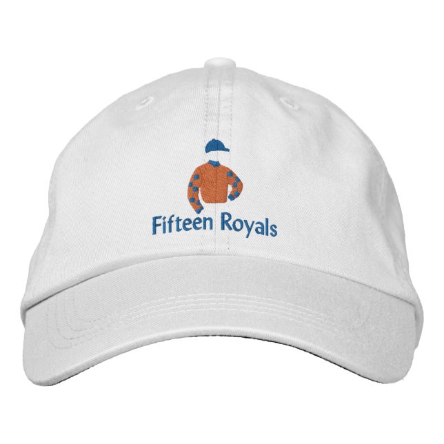 Fünfzehn Royals-Rennpartnerschaften Bestickte Baseballkappe (Vorderseite)