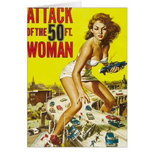 Fünfzig Fuß-alien-Frauen